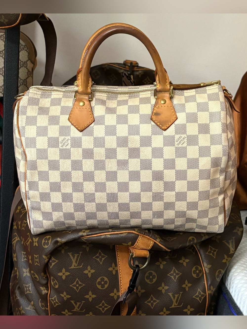 Louis Vuitton Damier Azul Speedy 30 - Picture 3 of 7